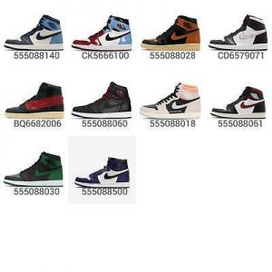 NoworNever נעליים    Nike Air Jordan 1 Retro High OG AJ1 Mens Sneakers 100% Authentic Pick 1