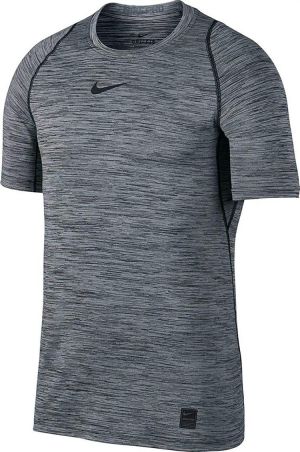 NoworNever חולצות Nike Men's Pro Heather Printed Fitted T-Shirt
