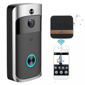 NoworNever חשמל ואלקטרוניקה Wireless Camera Video Doorbell Home Security WiFi Smartphone Remote Video Rainproof
